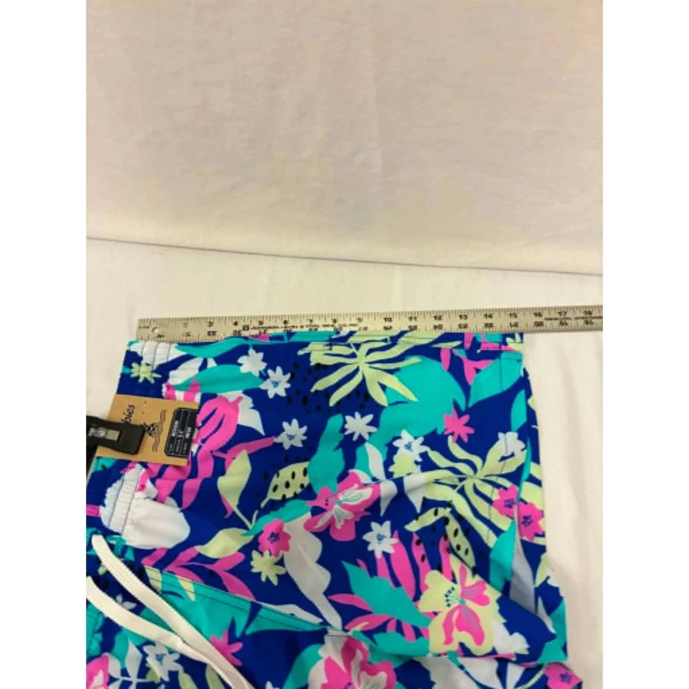 Chubbies Classic Swim Trunks Mens M Blue Tropical Floral 5.5